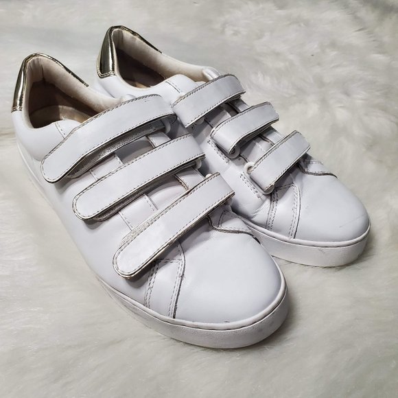 White Vionic Splendid Bobbi 3 Strap Sneakers, 10 - Picture 4 of 7